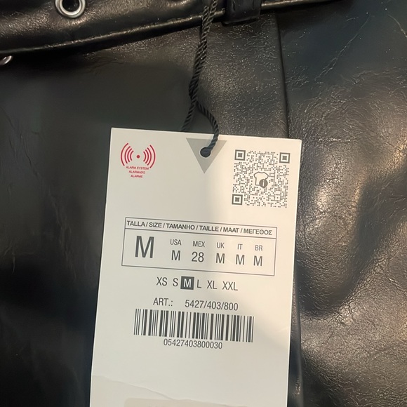 Zara Faux Leather Skort - Picture 3 of 3